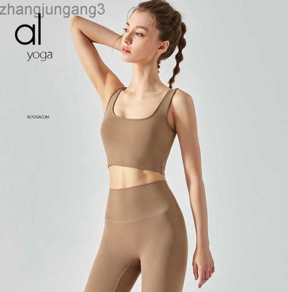 desginer yoga new high-strength sports underwear gathers shock-proof vest body-building bra for women, White