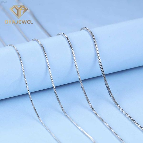 oya wholesale cadena de plata classic 16 18 inches 925 sterling silver necklace box chain
oya wholesale cadena de plata classic 16 18 inches 925 sterling silver necklace box chain