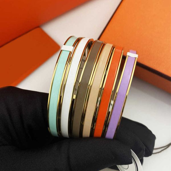 2023 classic thin bracelet designer 18k gold bangle luxury brand enamel for men women birthday mother' day jewelry, Black
2023 classic thin bracelet designer 18k gold bangle luxury brand enamel for men women birthday mother' day jewelry, Black
