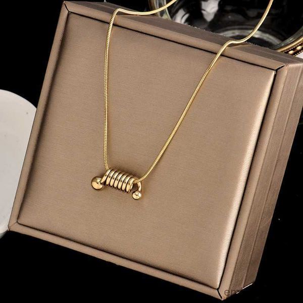 pendant necklaces trendy simple metal spring pendant snake chain women necklace ladies stainless steel necklaces female neck chain jewelry, Silver
pendant necklaces trendy simple metal spring pendant snake chain women necklace ladies stainless steel necklaces female neck chain jewelry, Silver