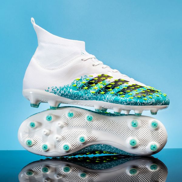 safety shoes men soccer shoes kids high ankle football boots cleats grass training sport footwear men's sneakers 230516, Black;brown
safety shoes men soccer shoes kids high ankle football boots cleats grass training sport footwear men's sneakers 230516, Black;brown