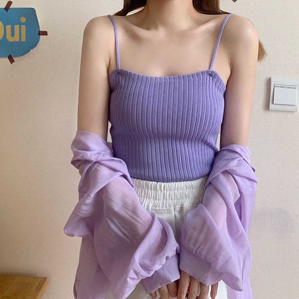 women's tanks camis heliar women plain camis knitted cute female spaghetti straps cropped casual purple crop camis for women 2021 aa, White
women's tanks camis heliar women plain camis knitted cute female spaghetti straps cropped casual purple crop camis for women 2021 aa, White