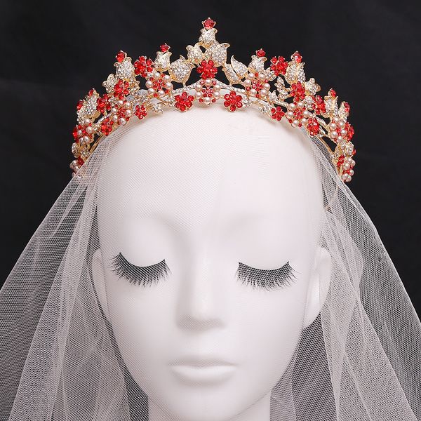 crown wedding accessories latest 8-color bride bridesmaid headdress party dress hair hoop flower design inset rhinestone pearl birthday vale, Silver
crown wedding accessories latest 8-color bride bridesmaid headdress party dress hair hoop flower design inset rhinestone pearl birthday vale, Silver