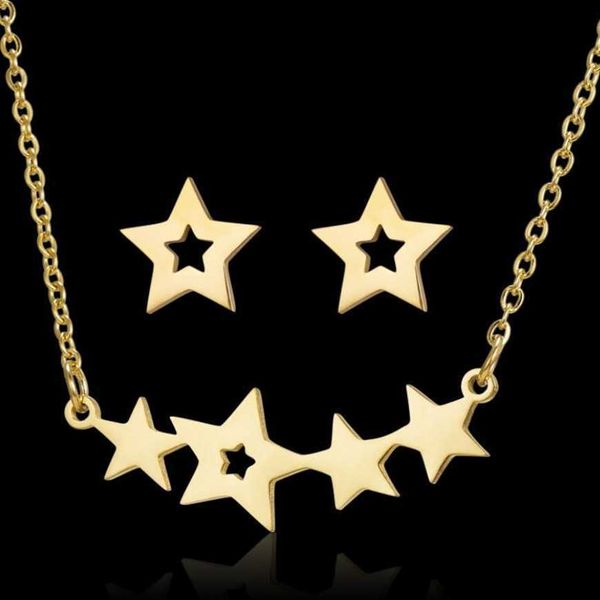 pendant necklaces stainless steel heartbeat flowers star pendant nelace stud earrings for women girls fashion fine jewelry set, Silver
pendant necklaces stainless steel heartbeat flowers star pendant nelace stud earrings for women girls fashion fine jewelry set, Silver