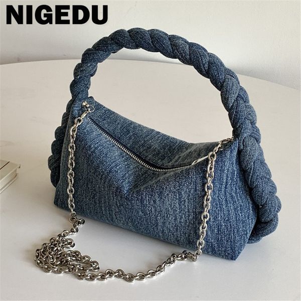evening bags tas tangan wanita denim tali rantai hobo selempang bahu fashion mewah koboi tenun tote kecil biru 230516
evening bags tas tangan wanita denim tali rantai hobo selempang bahu fashion mewah koboi tenun tote kecil biru 230516
