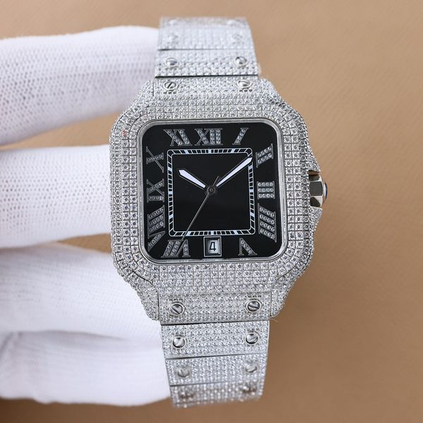 diamonds watch mens watch automatic mechanical watch 40mm luminous sapphire waterproof fashion business wristwatches montre de luxe man, Slivery;brown
diamonds watch mens watch automatic mechanical watch 40mm luminous sapphire waterproof fashion business wristwatches montre de luxe man, Slivery;brown