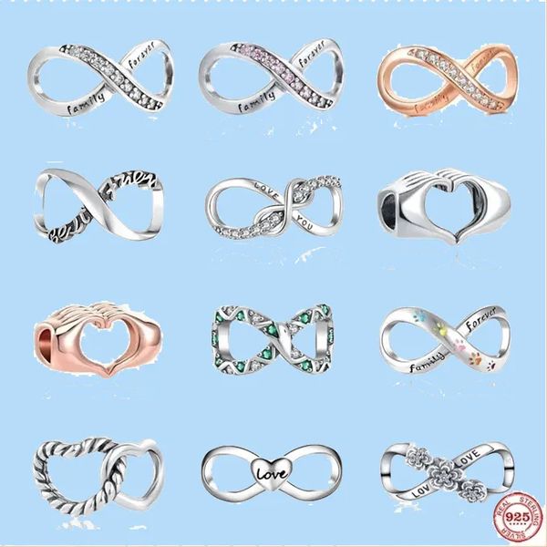 925 charm beads accessories fit pandora charms jewelry gift wholesale intertwined love forever family bead, Black
925 charm beads accessories fit pandora charms jewelry gift wholesale intertwined love forever family bead, Black