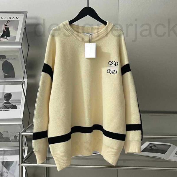 women's sweaters designer winter knit sweater womens wool pullover coat embroidery soft oversize knitshirt 0jnx, White;black
women's sweaters designer winter knit sweater womens wool pullover coat embroidery soft oversize knitshirt 0jnx, White;black