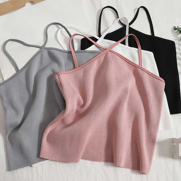 women's tanks camis heliar 2021 summer new women solid tube spaghetti halter crop female knitted camisoles crop for women aa230515, White
women's tanks camis heliar 2021 summer new women solid tube spaghetti halter crop female knitted camisoles crop for women aa230515, White