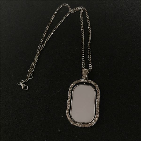 sublimation blank rotate necklaces pendants transfer printing pendant consumables two sided printing, Silver
sublimation blank rotate necklaces pendants transfer printing pendant consumables two sided printing, Silver