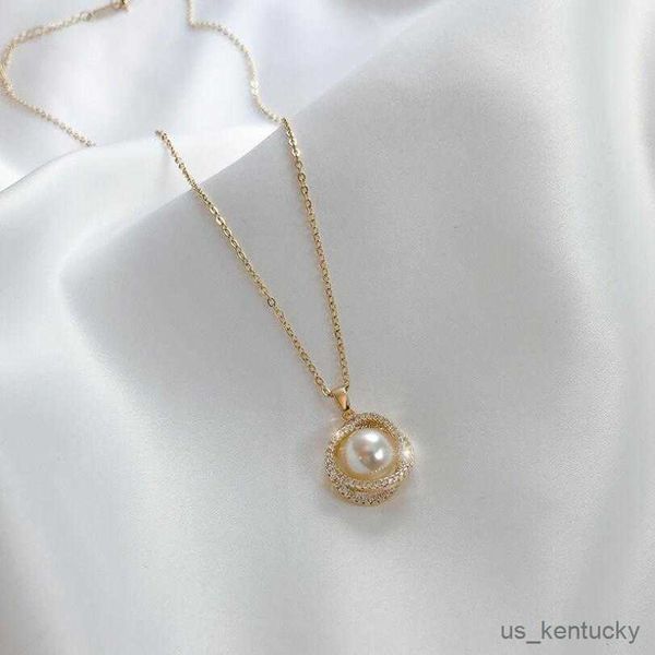 pendant necklaces stainless steel full zircon wrped pearl gold color charms choker nelace for women fashion trend jewelry gift, Silver
pendant necklaces stainless steel full zircon wrped pearl gold color charms choker nelace for women fashion trend jewelry gift, Silver