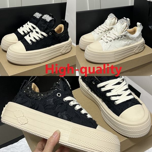 designer luxury fashion women casual shoes outdoor fashion cowhide breathable women thick soled canvas casual sports shoes quality high with, Black
designer luxury fashion women casual shoes outdoor fashion cowhide breathable women thick soled canvas casual sports shoes quality high with, Black
