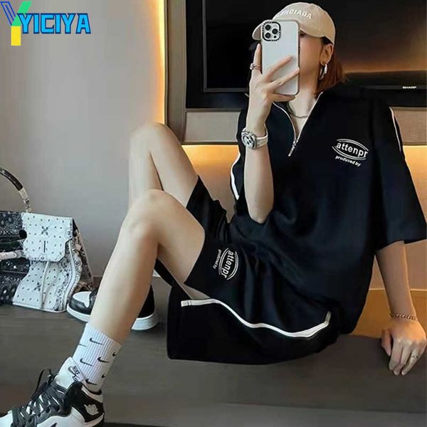 yiciya women's two piece pants 2023 summer casual loose shorts two piece set for women fashion streetwear y2k sweater short sleeve t sh, White
yiciya women's two piece pants 2023 summer casual loose shorts two piece set for women fashion streetwear y2k sweater short sleeve t sh, White