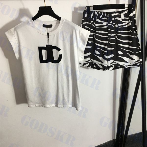 letter logo t shirt womens shorts set short sleeve zebra print high waist pant two piece, White
letter logo t shirt womens shorts set short sleeve zebra print high waist pant two piece, White