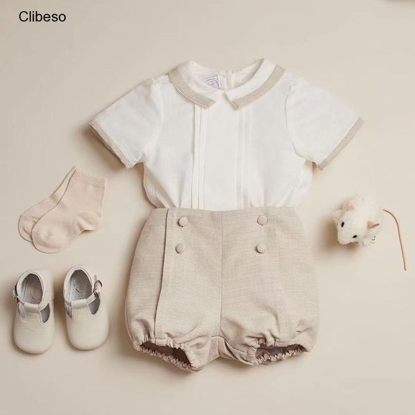 pajamas clibeso setelan baju anak spanyol butik musim panas laki laki bayi putih celana pendek khaki set pesta lebaran 230516, Blue;red
pajamas clibeso setelan baju anak spanyol butik musim panas laki laki bayi putih celana pendek khaki set pesta lebaran 230516, Blue;red