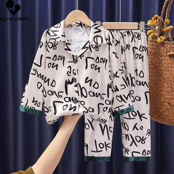 pajamas set piyama sutra anak anak laki laki perempuan baru atasan kemeja berkerah lengan n celana pakaian rumah tidur longgar musim panas b, Blue;red
pajamas set piyama sutra anak anak laki laki perempuan baru atasan kemeja berkerah lengan n celana pakaian rumah tidur longgar musim panas b, Blue;red