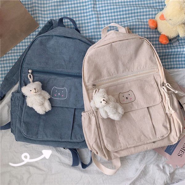 backpack cute corduroy women backpack solid color female student school bag for teenage girl travel shoulder bags school backpack 230516
backpack cute corduroy women backpack solid color female student school bag for teenage girl travel shoulder bags school backpack 230516
