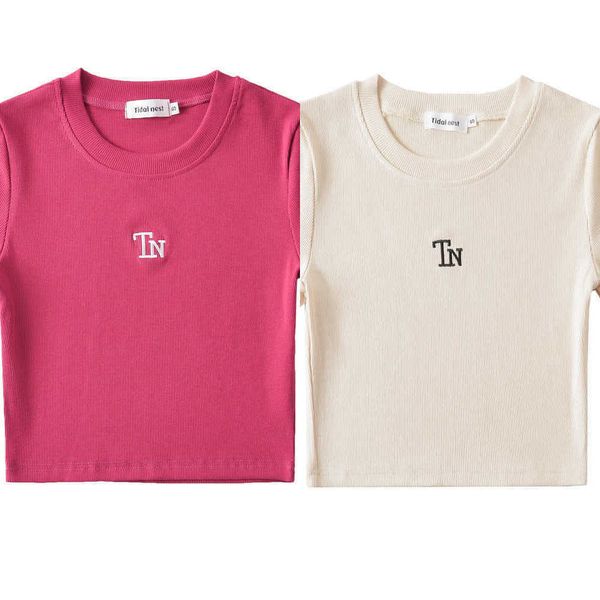 minimalist style round neck short sleeved t-shirt spring new women's 23 year slim fit solid color top, White
minimalist style round neck short sleeved t-shirt spring new women's 23 year slim fit solid color top, White