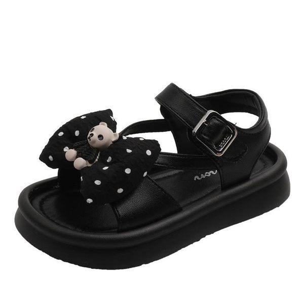 sandals kids shoes summer children footwear girls soft sole princess treasure beach breathable f11237, Black;red
sandals kids shoes summer children footwear girls soft sole princess treasure beach breathable f11237, Black;red