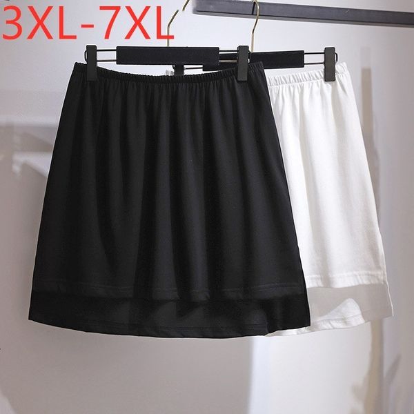 skirts ladies summer plus size women clothing mini basic skirt for large loose cotton black white pleated 7xl 230516
skirts ladies summer plus size women clothing mini basic skirt for large loose cotton black white pleated 7xl 230516