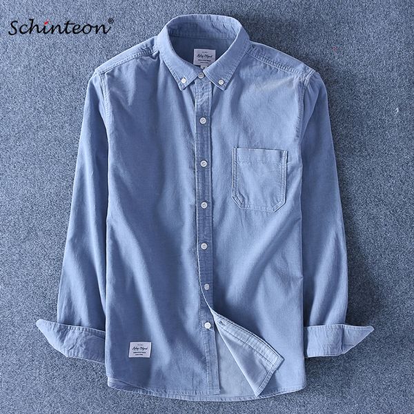 men's casual shirts schinteon 100% cotton corduroy shirt long sleeves bottoming shirt slim fashion brand s-4xl 230516, White;black
men's casual shirts schinteon 100% cotton corduroy shirt long sleeves bottoming shirt slim fashion brand s-4xl 230516, White;black
