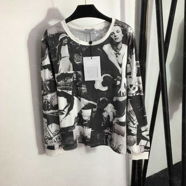 23ss women hoodie brand designer new european and american fashion girl print long sleeve t-shirt long sleeve hoodie womens clothing a1, Black
23ss women hoodie brand designer new european and american fashion girl print long sleeve t-shirt long sleeve hoodie womens clothing a1, Black