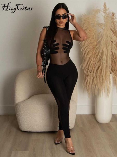 rukas mesh sleeveless black patchwork gloves zip up see through slim jumpsuit summer women y2k casual nightclub clothes, White
rukas mesh sleeveless black patchwork gloves zip up see through slim jumpsuit summer women y2k casual nightclub clothes, White
