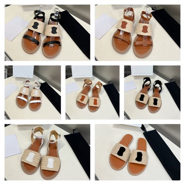 celne women dad sandals vintage triomphe designer womens sandal real leather sole woven fisherman espadrilles girls beach outdoor slides sli, Black
celne women dad sandals vintage triomphe designer womens sandal real leather sole woven fisherman espadrilles girls beach outdoor slides sli, Black