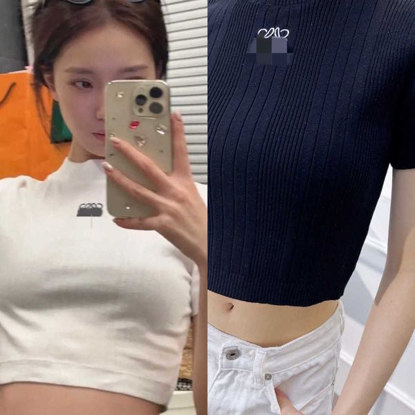 short sleeved knitted shirt for women in the summer of 2023 new style spicy girl unique slim fitting short cut with exposed navel trendy ite, White
short sleeved knitted shirt for women in the summer of 2023 new style spicy girl unique slim fitting short cut with exposed navel trendy ite, White
