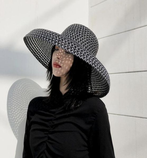 creative summer black sun protection hats personality hollow wide brim hat outdoor beach casual hats for lady9273535, Blue;gray
creative summer black sun protection hats personality hollow wide brim hat outdoor beach casual hats for lady9273535, Blue;gray