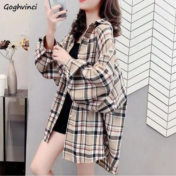 shirts long sleeve shirts women plaid casual 3xl loose vintage harajuku tunic elegant retro allmatch korean style spring ladies, White
shirts long sleeve shirts women plaid casual 3xl loose vintage harajuku tunic elegant retro allmatch korean style spring ladies, White