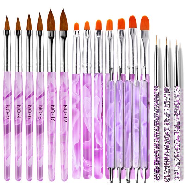 nail brushes 21pcs art set kit pink acrylic marble uv gel pens 2ways dotting fine liner details brush 230515, Yellow
nail brushes 21pcs art set kit pink acrylic marble uv gel pens 2ways dotting fine liner details brush 230515, Yellow