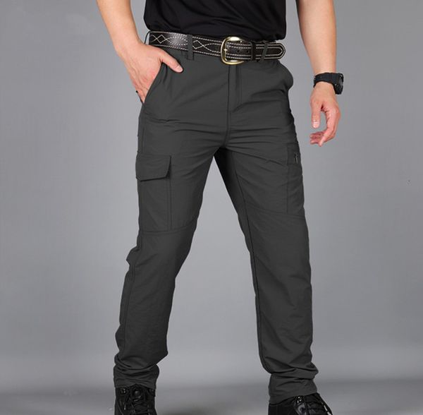 men's pants outdoor waterproof tactical cargo pants men breathable casual army military long trousers male quick dry cargo pants 230516, Black
men's pants outdoor waterproof tactical cargo pants men breathable casual army military long trousers male quick dry cargo pants 230516, Black