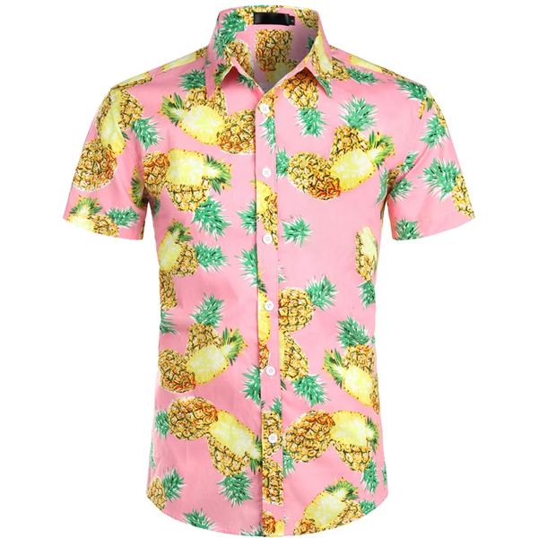 men's t-shirts the new hawaiian cotton printed men's short-sleeved shirt is across the border, White;black
men's t-shirts the new hawaiian cotton printed men's short-sleeved shirt is across the border, White;black