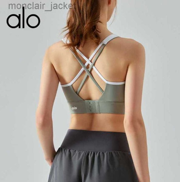 desginer yoga spring/summer color matching sports bra traceless back button breathable one piece chest cushion tank 23ssa, White
desginer yoga spring/summer color matching sports bra traceless back button breathable one piece chest cushion tank 23ssa, White
