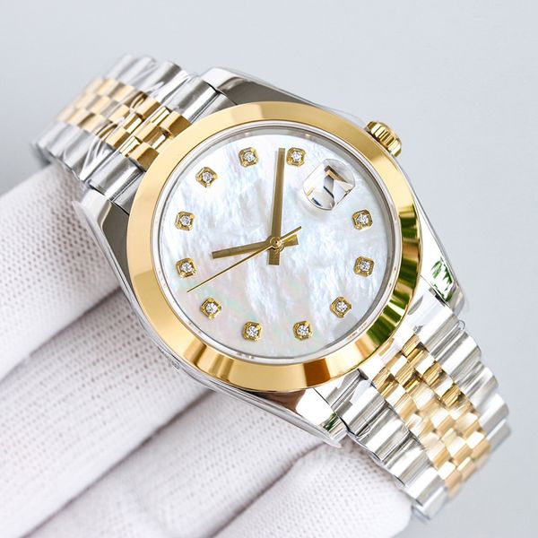 with diamond ladies watch 36mm automatic 904l stainless steel 41mm luxury designer st9 sapphire waterproof couple watch date montre de luxe, Slivery;brown
with diamond ladies watch 36mm automatic 904l stainless steel 41mm luxury designer st9 sapphire waterproof couple watch date montre de luxe, Slivery;brown