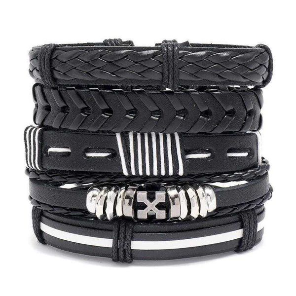 ornament vintage weave leather bracelet simple diy combination set imitation, Golden;silver
ornament vintage weave leather bracelet simple diy combination set imitation, Golden;silver