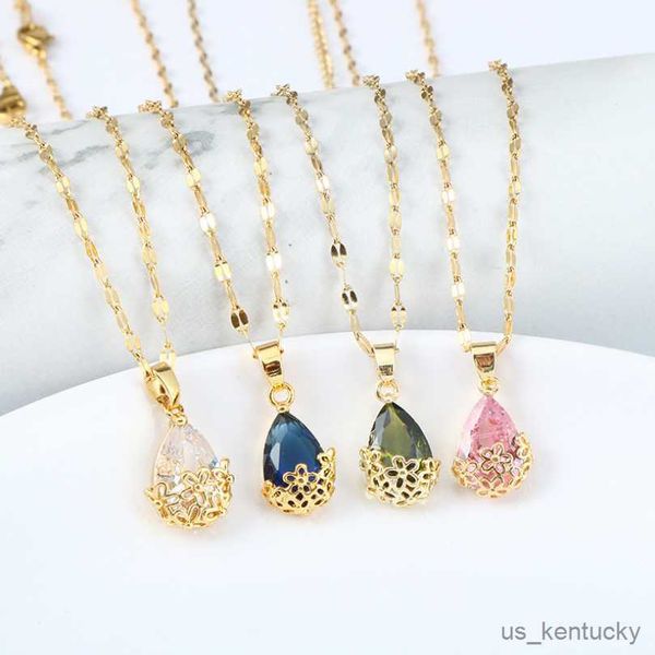 pendant necklaces stainless steel pink crystal water droplets pendant charms chain choker nelace for women fashion fine jewelry, Silver
pendant necklaces stainless steel pink crystal water droplets pendant charms chain choker nelace for women fashion fine jewelry, Silver