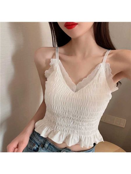 women's tanks camis french frilly lace little halter tank girl with chest pad outside wearing a base beautiful back bra crop aa230515, White
women's tanks camis french frilly lace little halter tank girl with chest pad outside wearing a base beautiful back bra crop aa230515, White