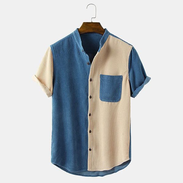 men's casual shirts men's corduroy short sleeve shirt street casual colorblock cardigan button stand collar pocket striped shirt s, White;black
men's casual shirts men's corduroy short sleeve shirt street casual colorblock cardigan button stand collar pocket striped shirt s, White;black