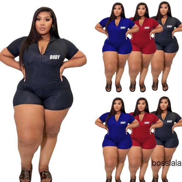 womens clothes large size designer jumpsuits solid letter print v-neck half zipper short sleeve skinny club romper overall clothing, Black
womens clothes large size designer jumpsuits solid letter print v-neck half zipper short sleeve skinny club romper overall clothing, Black