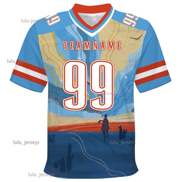 custom new 3d football jerseys personalized football plus size shirts sports uniform for fans big guys (s-7xl), Black;red
custom new 3d football jerseys personalized football plus size shirts sports uniform for fans big guys (s-7xl), Black;red