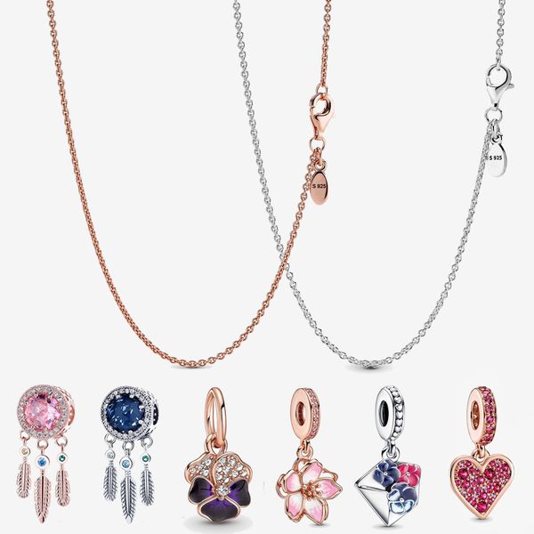 s925 sterling silver moments designer necklaces clavicle anchor chain necklace for women diy fit original pandora charms flower pendant
s925 sterling silver moments designer necklaces clavicle anchor chain necklace for women diy fit original pandora charms flower pendant