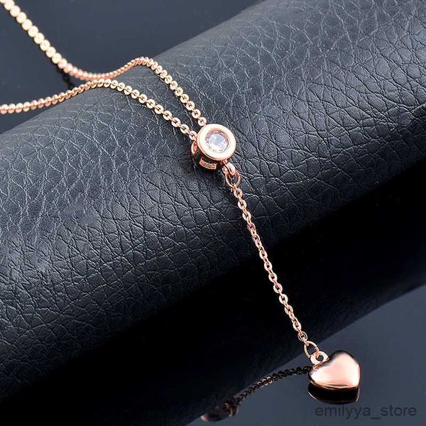 pendant necklaces fashion round cubic zircon heart pendants necklace for women rose gold color chain jewelry wedding, Silver
pendant necklaces fashion round cubic zircon heart pendants necklace for women rose gold color chain jewelry wedding, Silver