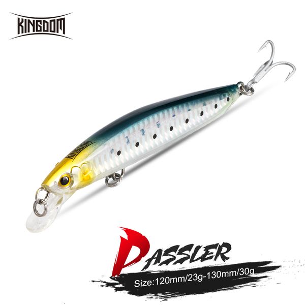 baits lures kingdom sea fishing lures jerkbaits minnow saltwater 120mm/23g 130mm/30g floating artificial bait good action wobblers hard lure
baits lures kingdom sea fishing lures jerkbaits minnow saltwater 120mm/23g 130mm/30g floating artificial bait good action wobblers hard lure