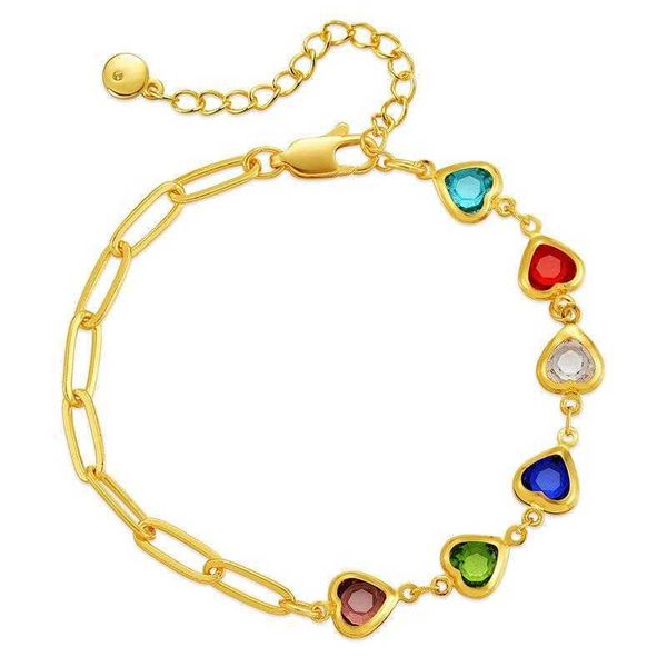 clip chain design gold plated bracelet sweet trim candy color love diamond jewelry, Black
clip chain design gold plated bracelet sweet trim candy color love diamond jewelry, Black