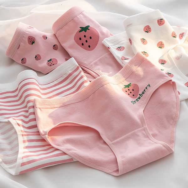 women's panties 5 pieces cotton panties cute strawberry underwear women female lingerie soft breathable briefs girls shorts 230516, Black;pink
women's panties 5 pieces cotton panties cute strawberry underwear women female lingerie soft breathable briefs girls shorts 230516, Black;pink