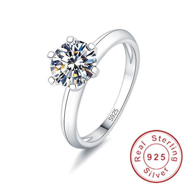 solitaire promise ring 925 sterling silver 1ct diamond cz stone engagement wedding band rings for women men party jewelry, Slivery;golden
solitaire promise ring 925 sterling silver 1ct diamond cz stone engagement wedding band rings for women men party jewelry, Slivery;golden