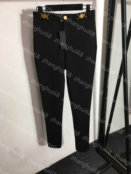 23ss womens pants womens designer clothing button slim show slim casual trousers small foot pants women clothing, Black;white
23ss womens pants womens designer clothing button slim show slim casual trousers small foot pants women clothing, Black;white