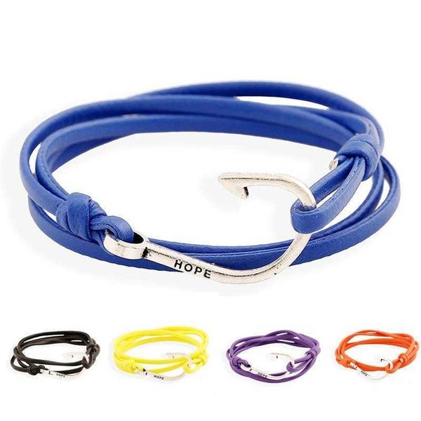 fashion nautical navy style fishhook alloy bracelet couple hook trend charm leather, Golden;silver
fashion nautical navy style fishhook alloy bracelet couple hook trend charm leather, Golden;silver